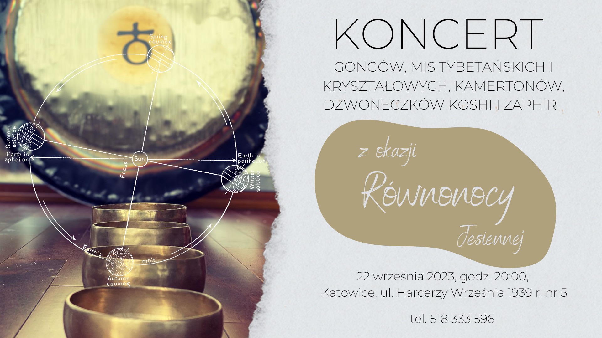 Równonoc Jesienna - Koncert Gongów 160 Równonoc Jesienna – Koncert Gongów