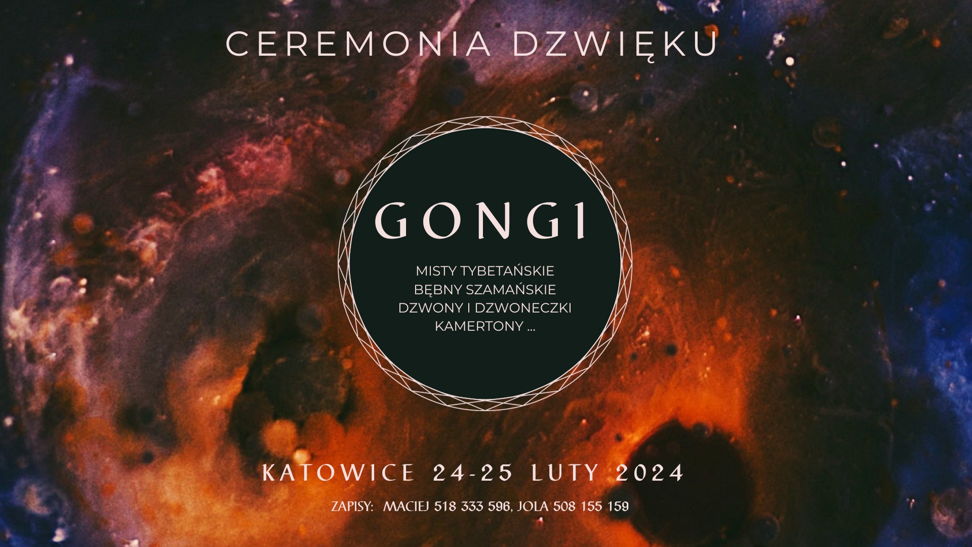 Koncert relaksacyjny - Gongi, Misy, Bębny, Kamertony. Katowice 65 Koncert relaksacyjny – Gongi, Misy, Bębny, Kamertony. Katowice